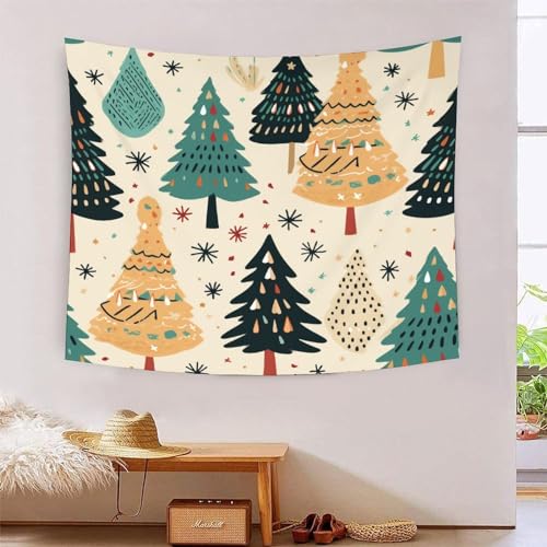 ICFGHJQRS Christmas Theme Cute Patterns 3D-Druck Wandteppich Poster Ornament Wandkunst Tapestry Zubehör Trennwände Wandteppich für Wohnkultur 180cmx230cm von ICFGHJQRS