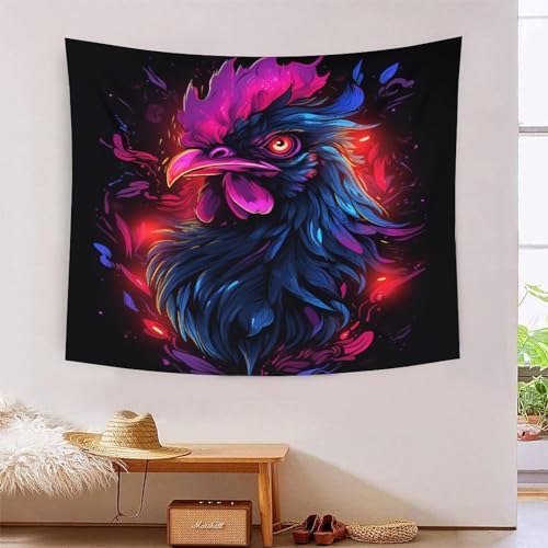 ICFGHJQRS Cock 3D-Druck Wandteppich Poster Wanddekoration Tapestry Zubehör Trennwände Wandteppich für Wohnkultur 130 cm x 150 cm von ICFGHJQRS