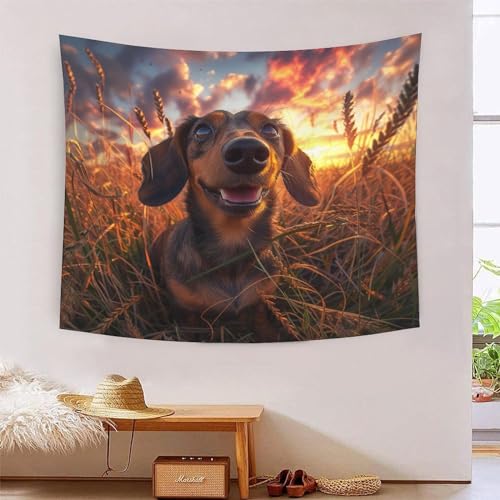 ICFGHJQRS Dog 3D-Druck Wandteppich Poster Wanddekoration Tapestry Zubehör Trennwände Tapisserie Für Wohnzimmer Schlafzimmer 180cmx230cm von ICFGHJQRS