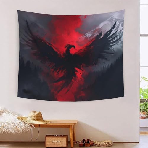 ICFGHJQRS Eagle 3D-Druck Wandteppich Poster Wanddekoration Tapestry Zubehör Trennwände Wandteppich für Wohnzimmer Schlafzimmer 130cmx150cm von ICFGHJQRS