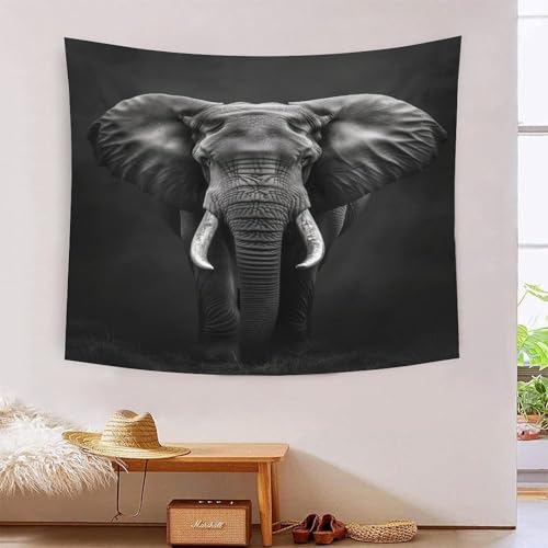 ICFGHJQRS Elephant 3D-Druck Wandteppich Poster Wanddekoration Tapestry Zubehör Raumteiler Wandteppich für Schlafzimmer, Wohnzimmer, Schlafsaal 150cmx200cm von ICFGHJQRS