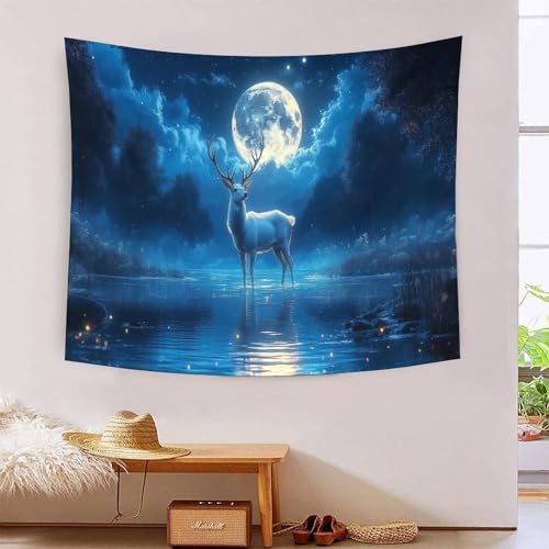ICFGHJQRS Elk 3D-Druck Wandteppich Poster Wanddekoration Tapestry Stoff Wand hängende Dekoration für Schlafzimmer, Wohnzimmer, Schlafsaal und Schlafzimmer 180cmx230cm ICFGHJQRS Elk 3D-Druck Wandteppich Poster Wanddekoration Tapestry Stoff Wand hängende Dekoration für Schlafzimmer, Wohnzimmer, Schlafsaal und Schlafzimmer 180cmx230cm von ICFGHJQRS