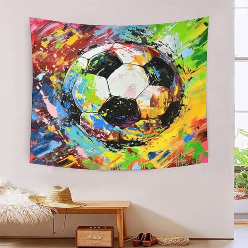ICFGHJQRS Football 3D-Druck Wandteppich Poster Ornament Wandkunst Tapestry Stoff Wand hängende Dekoration für Wohnkultur 180 x 230 cm ICFGHJQRS Football 3D-Druck Wandteppich Poster Ornament Wandkunst Tapestry Stoff Wand hängende Dekoration für Wohnkultur 180 x 230 cm von ICFGHJQRS