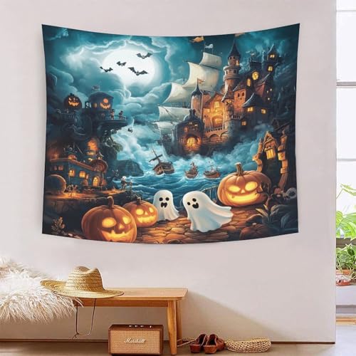 ICFGHJQRS Horror Halloween 3D-Druck Wandteppich Poster Wanddekoration Tapestry Zubehör Trennwände Wandteppich Für Wohnzimmer Schlafzimmer 180cmx230cm von ICFGHJQRS