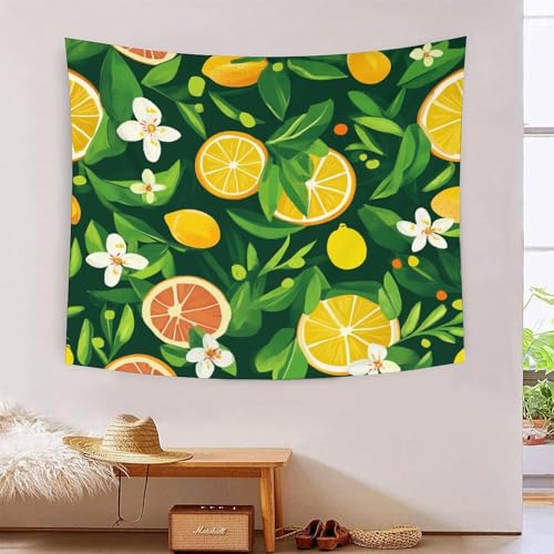 ICFGHJQRS Lemon 3D-Druck Wandteppich Poster Ornament Wandkunst Tapestry Zubehör Trennwände Wandteppich für Wohnkultur 100cmx150cm von ICFGHJQRS