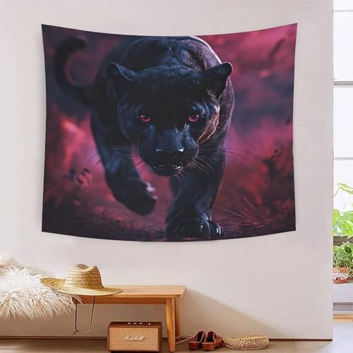 ICFGHJQRS Leopard 3D-Druck Wandteppich Poster Ornament Wandkunst Tapestry Zubehör Raumteiler Wandteppich für Schlafzimmer Wohnzimmer 180cmx230cm von ICFGHJQRS