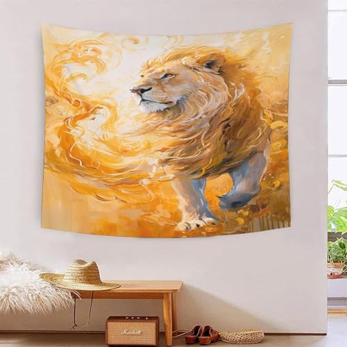 ICFGHJQRS Lion 3D-Druck Wandteppich Poster Ornament Wandkunst Tapestry Zubehör Raumteiler Tapisserie Für Wohnzimmer Schlafzimmer 130cmx150cm ICFGHJQRS Lion 3D-Druck Wandteppich Poster Ornament Wandkunst Tapestry Zubehör Raumteiler Tapisserie Für Wohnzimmer Schlafzimmer 130cmx150cm von ICFGHJQRS