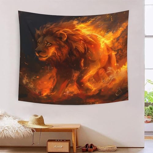 ICFGHJQRS Lion 3D-Druck Wandteppich Poster Ornament Wandkunst Tapestry Zubehör Trennwände Wandteppich für Zuhause, Büro, Schlafsaal, Dekoration für Innen- und Außenbereich 180 cm x 230 cm ICFGHJQRS Lion 3D-Druck Wandteppich Poster Ornament Wandkunst Tapestry Zubehör Trennwände Wandteppich für Zuhause, Büro, Schlafsaal, Dekoration für Innen- und Außenbereich 180 cm x 230 cm von ICFGHJQRS