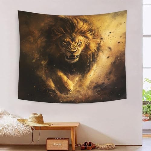 ICFGHJQRS Lion 3D-Druck Wandteppich Poster Wanddekoration Tapestry Zubehör Trennwände Wandteppich für Zuhause, Büro, Schlafsaal, Dekoration für Innen- und Außenbereich, 180 x 230 cm ICFGHJQRS Lion 3D-Druck Wandteppich Poster Wanddekoration Tapestry Zubehör Trennwände Wandteppich für Zuhause, Büro, Schlafsaal, Dekoration für Innen- und Außenbereich, 180 x 230 cm von ICFGHJQRS
