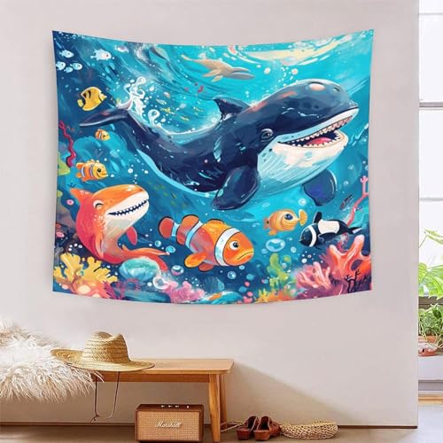 ICFGHJQRS Ocean Deep 3D-Druck Wandteppich Poster Ornament Wandbild Stoff Wandbehang Dekoration für Schlafzimmer Wohnzimmer 100 x 150 cm ICFGHJQRS Ocean Deep 3D-Druck Wandteppich Poster Ornament Wandbild Stoff Wandbehang Dekoration für Schlafzimmer Wohnzimmer 100 x 150 cm von ICFGHJQRS