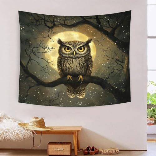 ICFGHJQRS Owl 3D-Druck Wandteppich Poster Wanddekoration Tapestry Stoff Wand hängende Dekoration für Schlafzimmer, Wohnzimmer, Schlafsaal und Schlafzimmer 130 cm x 150 cm ICFGHJQRS Owl 3D-Druck Wandteppich Poster Wanddekoration Tapestry Stoff Wand hängende Dekoration für Schlafzimmer, Wohnzimmer, Schlafsaal und Schlafzimmer 130 cm x 150 cm von ICFGHJQRS