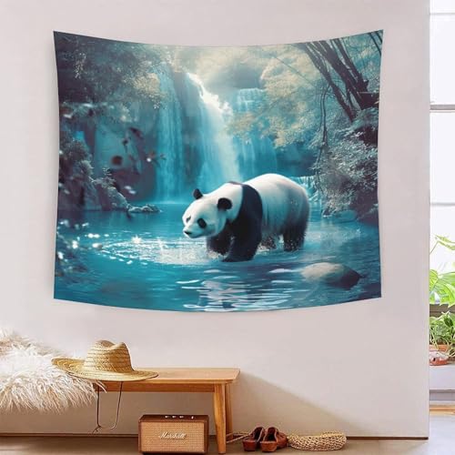 ICFGHJQRS Panda 3D-Druck Wandteppich Poster Wanddekoration Tapestry Zubehör Raumteiler Wandteppich Verwendet in Schlafzimmer, Wohnzimmer, Tagesdecke, Wanddekoration 130 cm x 150 cm ICFGHJQRS Panda 3D-Druck Wandteppich Poster Wanddekoration Tapestry Zubehör Raumteiler Wandteppich Verwendet in Schlafzimmer, Wohnzimmer, Tagesdecke, Wanddekoration 130 cm x 150 cm von ICFGHJQRS