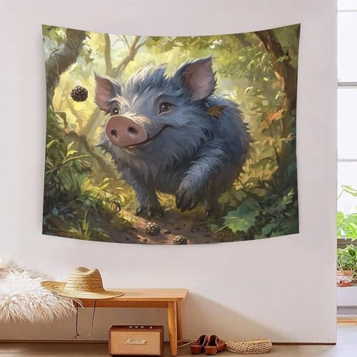 ICFGHJQRS Pig 3D-Druck Wandteppich Poster Wanddekoration Tapestry Stoff Wand hängende Dekoration für Schlafzimmer, Wohnzimmer, Schlafsaal und Schlafzimmer 100 cm x 150 cm ICFGHJQRS Pig 3D-Druck Wandteppich Poster Wanddekoration Tapestry Stoff Wand hängende Dekoration für Schlafzimmer, Wohnzimmer, Schlafsaal und Schlafzimmer 100 cm x 150 cm von ICFGHJQRS