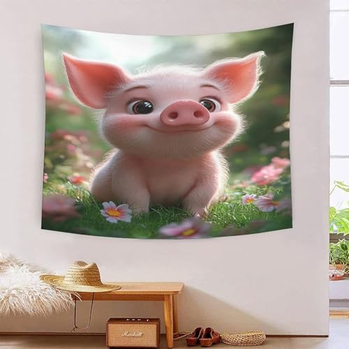 ICFGHJQRS Piglet 3D-Druck Wandteppich Poster Wanddekoration Tapestry Stoff Wand hängende Dekoration für Haus, Büro, Schlafsaal, Innen- und Außendekoration 130 x 150 cm ICFGHJQRS Piglet 3D-Druck Wandteppich Poster Wanddekoration Tapestry Stoff Wand hängende Dekoration für Haus, Büro, Schlafsaal, Innen- und Außendekoration 130 x 150 cm von ICFGHJQRS