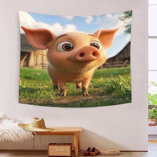 ICFGHJQRS Piglet 3D-Druck Wandteppich Poster Wanddekoration Tapestry Zubehör Raumteiler Tapisserie Für Wohnzimmer Schlafzimmer Schlafsaal 100cmx150cm ICFGHJQRS Piglet 3D-Druck Wandteppich Poster Wanddekoration Tapestry Zubehör Raumteiler Tapisserie Für Wohnzimmer Schlafzimmer Schlafsaal 100cmx150cm von ICFGHJQRS