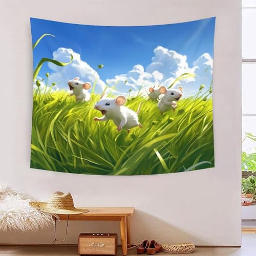 ICFGHJQRS Rat 3D-Druck Wandteppich Poster Ornament Wandkunst Tapestry Zubehör Raumteiler Tapisserie Verwendet In Schlafzimmer, Wohnzimmer, Tagesdecke, Wanddekoration 130cmx150cm von ICFGHJQRS