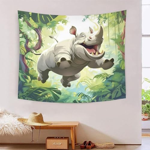 ICFGHJQRS Rhinoceros 3D-Druck Wandteppich Poster Ornament Wandkunst Tapestry Zubehör Trennwände Tapisserie für Zuhause, Büro, Schlafsaal, Dekoration für Innen- und Außenbereich 180 cm x 230 cm ICFGHJQRS Rhinoceros 3D-Druck Wandteppich Poster Ornament Wandkunst Tapestry Zubehör Trennwände Tapisserie für Zuhause, Büro, Schlafsaal, Dekoration für Innen- und Außenbereich 180 cm x 230 cm von ICFGHJQRS