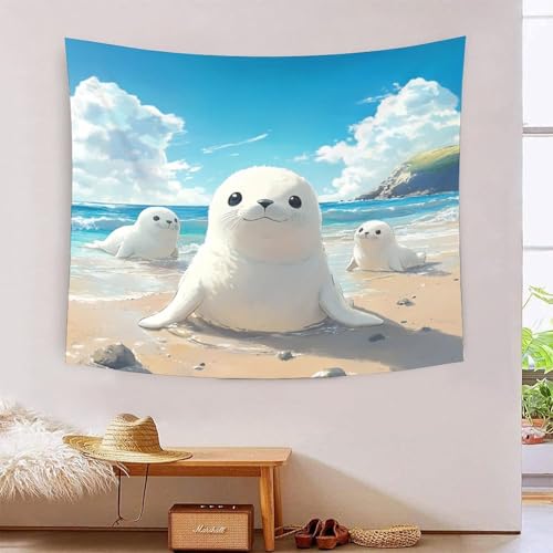 ICFGHJQRS Seal 3D-Druck Wandteppich Poster Ornament Wandkunst Tapestry Zubehör Trennwände Wandteppich für Zuhause, Büro, Schlafsaal, Dekoration für Innen- und Außenbereich, 100 x 150 cm ICFGHJQRS Seal 3D-Druck Wandteppich Poster Ornament Wandkunst Tapestry Zubehör Trennwände Wandteppich für Zuhause, Büro, Schlafsaal, Dekoration für Innen- und Außenbereich, 100 x 150 cm von ICFGHJQRS