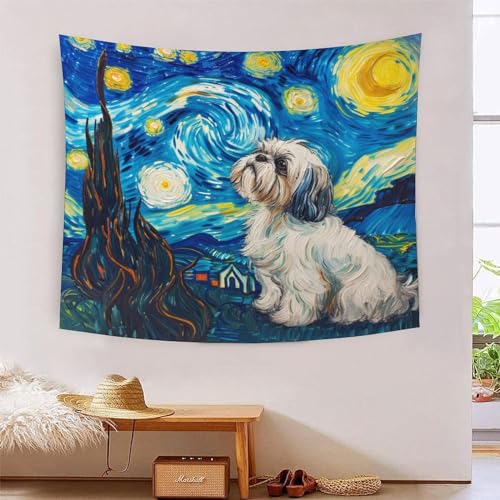 ICFGHJQRS Shih Tzu 3D-Druck Wandteppich Poster Ornament Wandkunst Tapestry Stoff Wand hängende Dekoration für Wohnkultur 180 cm x 230 cm ICFGHJQRS Shih Tzu 3D-Druck Wandteppich Poster Ornament Wandkunst Tapestry Stoff Wand hängende Dekoration für Wohnkultur 180 cm x 230 cm von ICFGHJQRS
