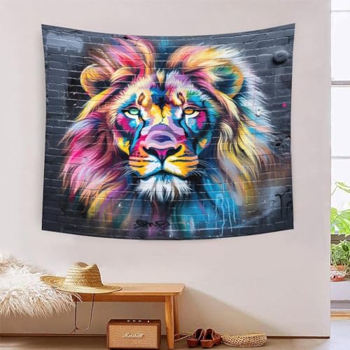 ICFGHJQRS Tigers 3D-Druck Wandteppich Poster Wanddekoration Tapestry Zubehör Trennwände Wandteppich für Wohnkultur 100 cm x 150 cm von ICFGHJQRS