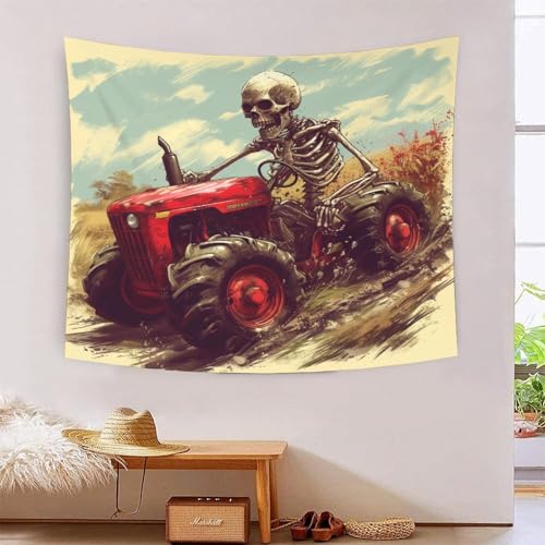 ICFGHJQRS Tractor 3D-Druck Wandteppich Poster Wanddekoration Tapestry Zubehör Trennwände Wandteppich für Wohnzimmer Schlafzimmer 100cmx150cm von ICFGHJQRS