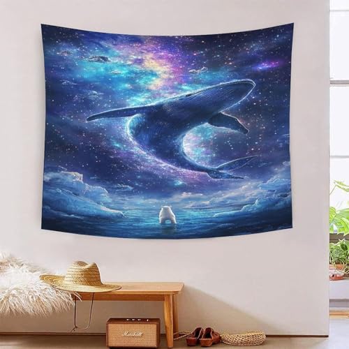 ICFGHJQRS Whale 3D-Druck Wandteppich Poster Ornament Wandbild Stoff Wand hängende Dekoration für Schlafzimmer Wohnzimmer 150 x 200 cm ICFGHJQRS Whale 3D-Druck Wandteppich Poster Ornament Wandbild Stoff Wand hängende Dekoration für Schlafzimmer Wohnzimmer 150 x 200 cm von ICFGHJQRS