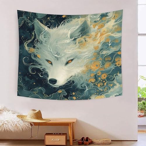 ICFGHJQRS Wolf 3D-Druck Wandteppich Poster Ornament Wandkunst Tapestry Zubehör Raumteiler Tapisserie Für Wohnzimmer Schlafzimmer 130cmx150cm ICFGHJQRS Wolf 3D-Druck Wandteppich Poster Ornament Wandkunst Tapestry Zubehör Raumteiler Tapisserie Für Wohnzimmer Schlafzimmer 130cmx150cm von ICFGHJQRS
