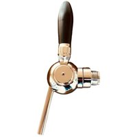 Bierzapfhahn, Kompensatorhahn - Cosmo, verchromter Kompensator mit Stahlanschluss 5/8" - 1/2", Gewindelänge: 55 mm Bierzapfhahn, Kompensatorhahn - Cosmo, verchromter Kompensator mit Stahlanschluss 5/8" - 1/2", Gewindelänge: 55 mm von ICH-ZAPFE