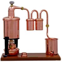 Destille, Destilliergerät, Destillationsapparatur - Alembic Rum Type Premium, mit Spiritusbrenner und Thermometer, 0,7L Destille, Destilliergerät, Destillationsapparatur - Alembic Rum Type Premium, mit Spiritusbrenner und Thermometer, 0,7L von ICH-ZAPFE