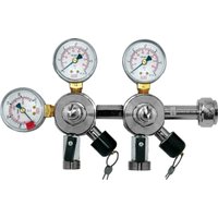 Druckminderer, СO2 Manometer - 2 Druckanzeigen für Bier und AFG, Zapfanlage 3 und 7 Bar von ICH-ZAPFE