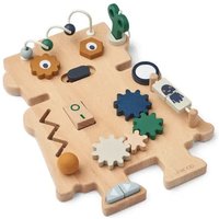 Liewood Holzspielzeug, Spielbrett - Carola Roboter, Indigoblau multi mix von ICH-ZAPFE