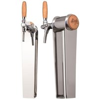 Schanksäule, Bierzapfsäule - Modell Naked Eichen, 1-leitig von ICH-ZAPFE