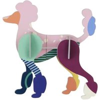 Studio ROOF Ornament, Bastel-Set, 3D Wandobjekt - Pudel Studio ROOF Ornament, Bastel-Set, 3D Wandobjekt - Pudel von ICH-ZAPFE