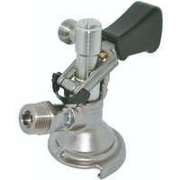 Zapfkopf, Keg Verschluss - Flach Fitting, Seitlicher Ausgang (Thekenanstich) von ICH-ZAPFE