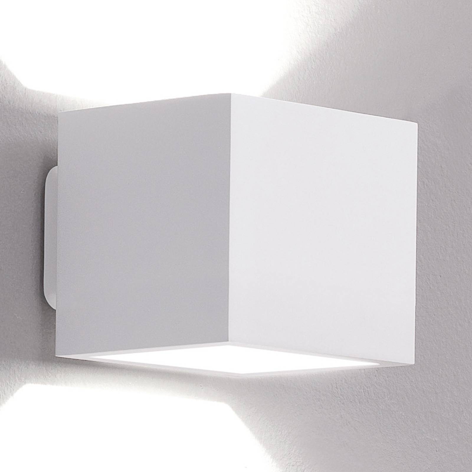 ICONE Cubò LED-Wandleuchte, 10 W, weiß von ICONE