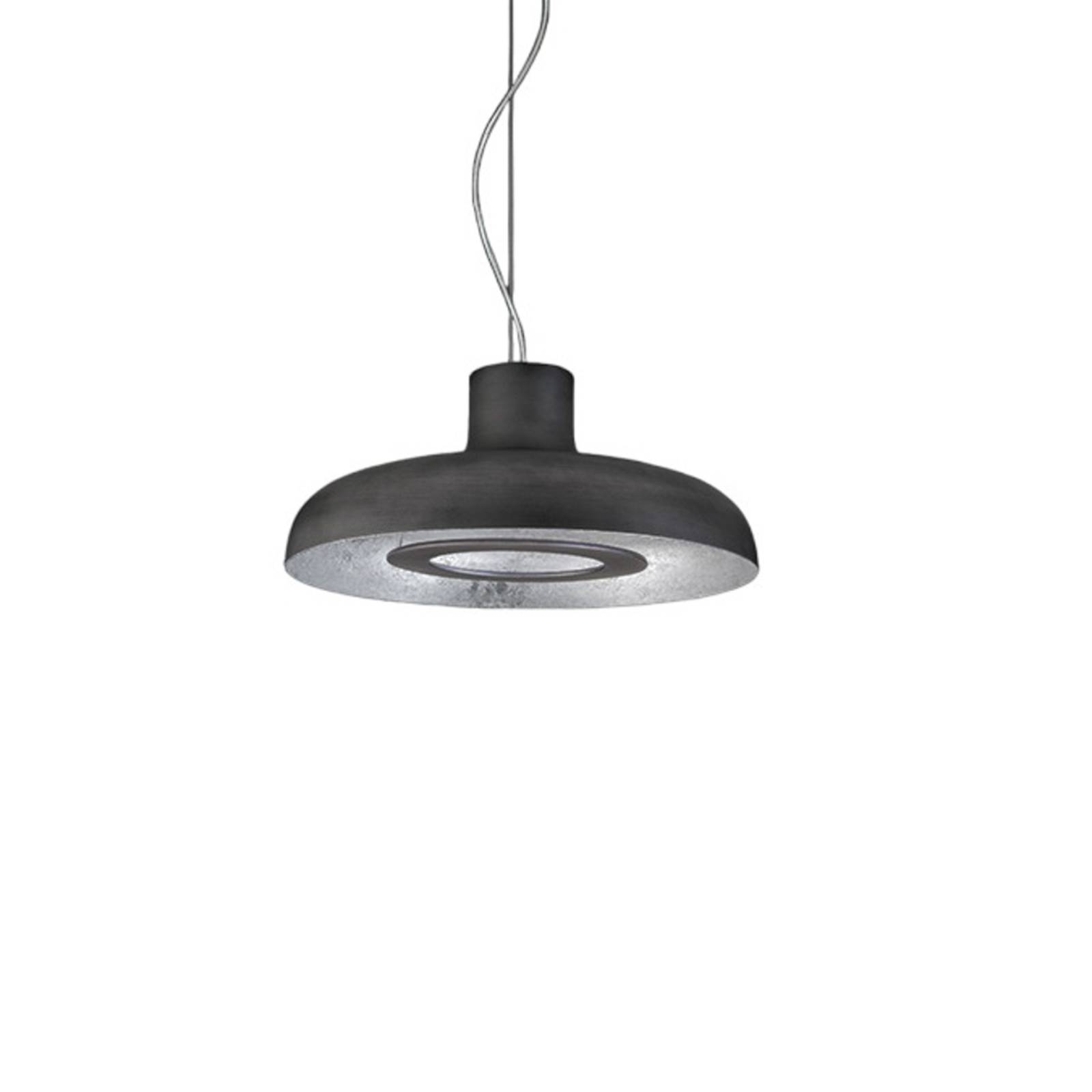 ICONE Duetto LED-Hängelampe 927 Ø55cm eisen/silber von ICONE