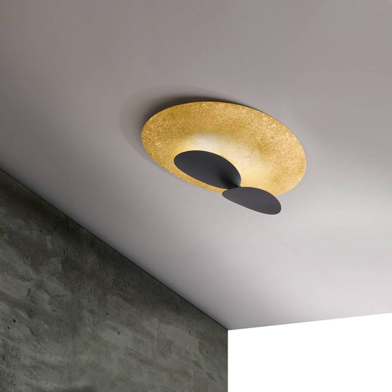 ICONE Masai Decke 2-flg. 927 90x60cm gold/schwarz von ICONE
