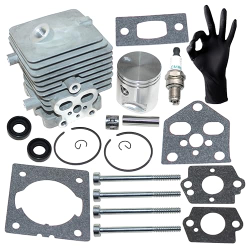ICOOYO Zylinderkolben-Set für Stihl BG56 BG56C SH56 SH56C BG86 BG86C BR200 SH86 SH86C SR200,4241 020 1203,4241 020 1204 von ICOOYO