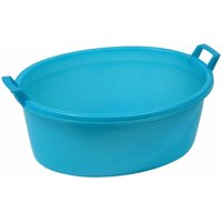Bacinella oval in blauem Plastik - 45 lt. von ICS