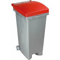 ICS - Bidon mit Rädern für die separate Sammlung 80 lt Tata Red - Red von ICS