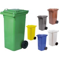 ICS - Mülltonne auf Rädern Lt. 120 - Cm 55 x 50 x 94 Grün von ICS
