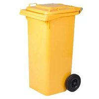 Mülleimer lt.120 mit gelben rädern mp von ICS