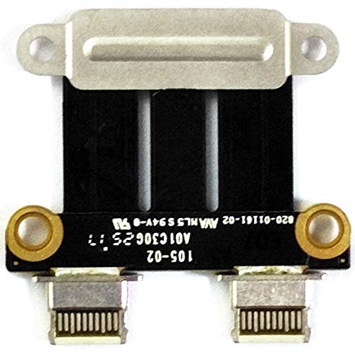 ICTION DC-Klinkenstecker DC-IN, Ersatzteil, 820-00484-02 für MacBook Pro Retina 13 Zoll / 15 Zoll A1706 A1707 DC Jack Power Board Connector 2016 2017 Jahr von ICTION
