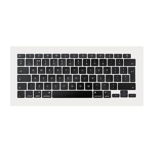 ICTION Ersatz-Tastenkappen-Set, UK-Tastenkappen, QWERTY für MacBook Air 33 cm (13 Zoll) A2179, UK-Tastaturtasten 2020 Jahr ICTION Ersatz-Tastenkappen-Set, UK-Tastenkappen, QWERTY für MacBook Air 33 cm (13 Zoll) A2179, UK-Tastaturtasten 2020 Jahr von ICTION