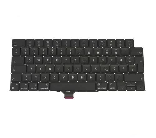 ICTION Neue Tastatur GR DE Deutsch Deutschland Layout Ersatz für MacBook Pro 14''16.2'' Retina M1 M2 A2442 A2485 A2779 A2780 Tastatur 2021 2023 Jahr von ICTION
