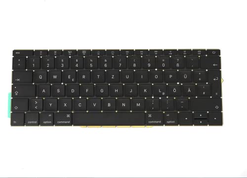 ICTION Neue Tastatur GR Germany Layout Ersatz für MacBook Pro 13 Zoll A1708 Tastatur Ende 2016 Mitte 2017 Jahr von ICTION