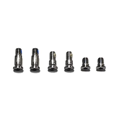 ICTION Unteres Gehäuseschrauben-Set für Apple MacBook Retina 13 Zoll A1708 Untere Gehäuseschrauben (Space Gray) von ICTION