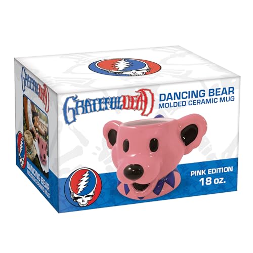 ICUP Grateful Dead Dancing Bear Keramik-Kaffeetasse, 473 ml, Grün von ICUP