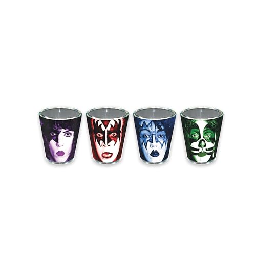ICUP Kiss 4-teiliges Schnapsglas-Set von ICUP