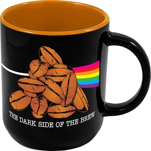 ICUP Pink Floyd Dark Side of the Brew Cappuccino-Tasse, Keramik, 590 ml von ICUP